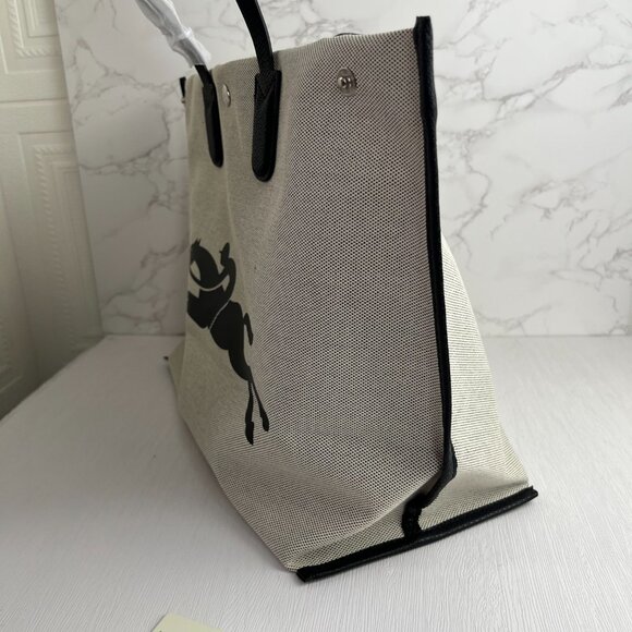 NWT Longchamp Essential Toile Large Canvas Tote bag - Picture 7 of 10